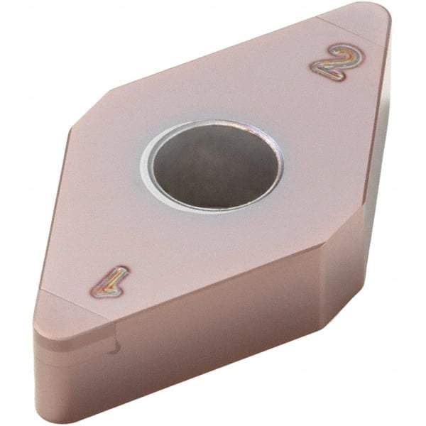 Seco - DNGA433S Grade CH2540 PCBN Turning Insert - TiSiN Finish, 55° Diamond, 1/2" Inscr Circle, 0.047244" Corner Radius - Eagle Tool & Supply