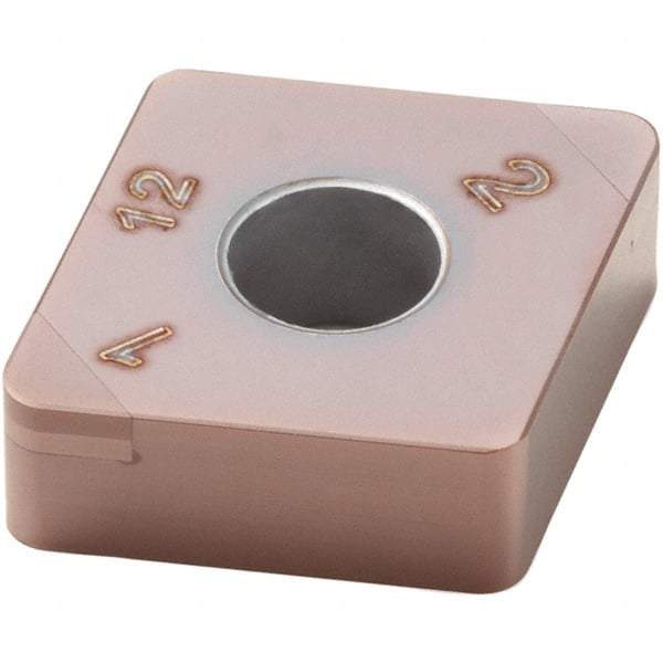 Seco - CNGA433S Grade CH2540 PCBN Turning Insert - TiSiN Finish, 80° Diamond, 1/2" Inscr Circle, 0.047244" Corner Radius - Eagle Tool & Supply