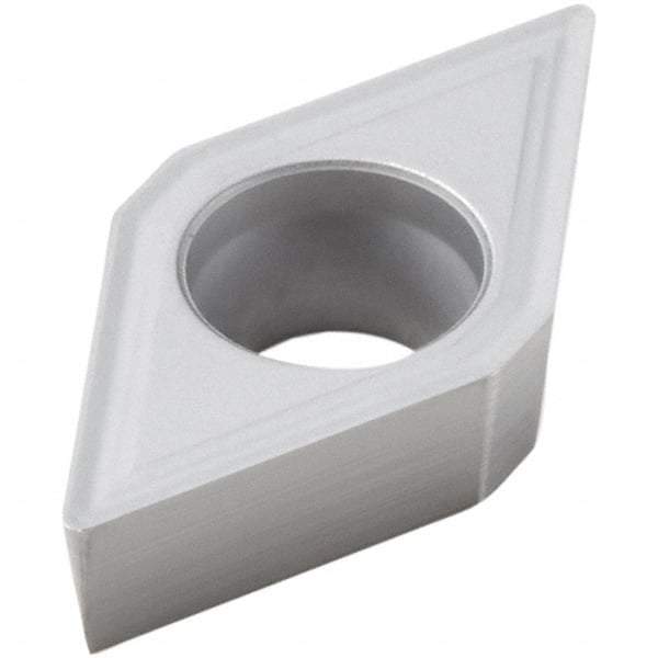 Seco - DCGT32.51 M3 Grade HX Carbide Turning Insert - Uncoated, 55° Diamond, 3/8" Inscr Circle, 0.016" Corner Radius - Eagle Tool & Supply