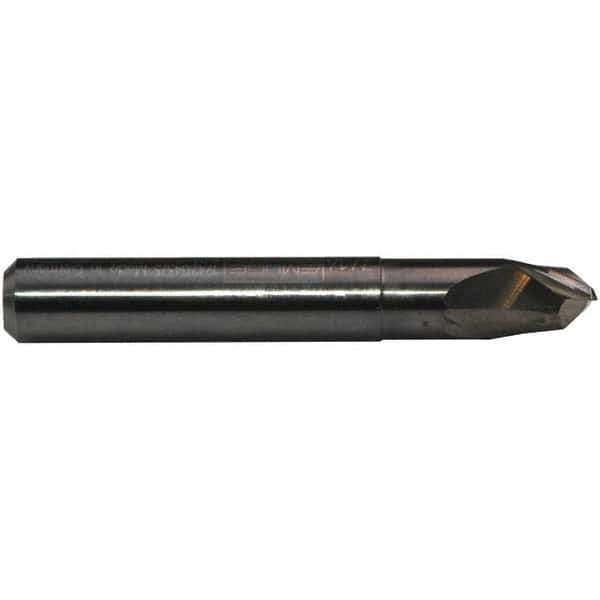 Emuge - 4mm, 2 Flute, Single End, Solid Carbide, 0.5mm Corner Radius End Mill - 57mm OAL, 30° Helix, Right Hand Flute, 4mm LOC, Right Hand Cut, 12mm Extended Reach - Eagle Tool & Supply