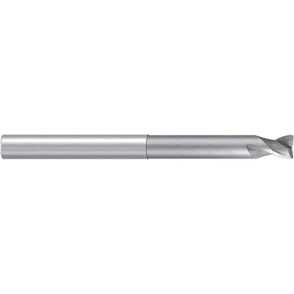 Emuge - 12mm, 2 Flute, Single End, Solid Carbide, 1.5mm Corner Radius End Mill - 160mm OAL, 30° Helix, Right Hand Flute, 10mm LOC, Right Hand Cut, 70mm Extended Reach - Eagle Tool & Supply