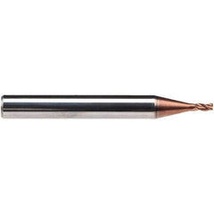 Emuge - 20mm Diam, 20mm LOC, 3 Flute Solid Carbide Roughing & Finishing End Mill - TiAlN Finish, 92mm OAL, 20mm Shank Diam, Cylindrical Shank, 38° Helix, Centercutting, Stub Length - Eagle Tool & Supply