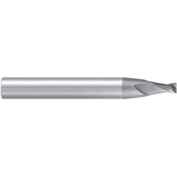 Emuge - 8° Taper Angle per Side, 3mm Small End Diam, 6mm LOC, Solid Carbide 2 Flute Tapered Corner Radius End Mill - 80mm OAL, 10mm Shank Diam, Spiral Flute, 30° Helix - Eagle Tool & Supply