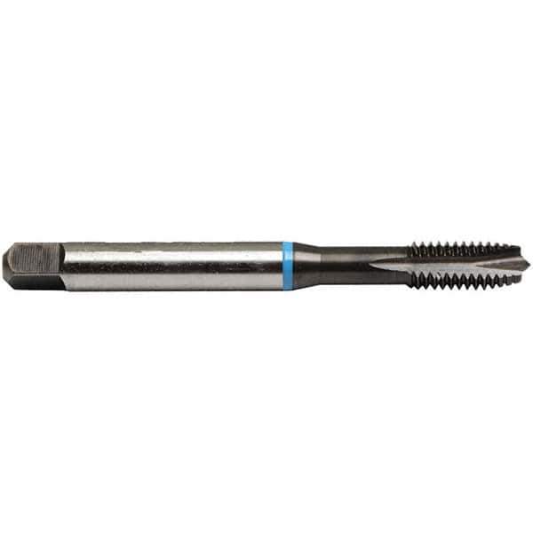 Emuge - M10x1.50 M 3 Flute BT Plug Spiral Flute Tap - High Speed Steel, Nitride Finish, 100mm OAL, Right Hand Flute, Right Hand Thread, Series Rekord B-VA - Exact Industrial Supply