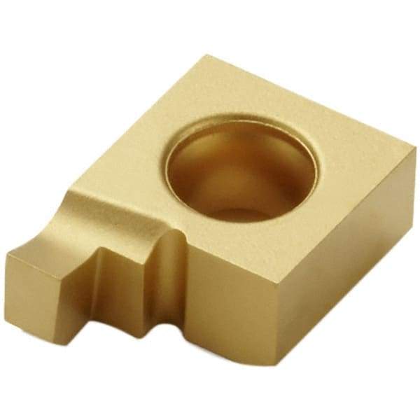 Seco - 2..659NR2 Grade CP30, 2.65mm Cutting Width Carbide Grooving Insert - 2.65mm Max Depth of Cut, Right Hand, TiN/TiCN Finish - Eagle Tool & Supply