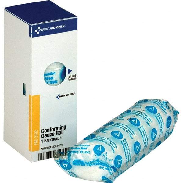 PRO-SAFE - 2-7/16" Long x 1-7/8" Wide, General Purpose Wound Care - White, Gauze Bandage - Eagle Tool & Supply