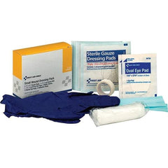 PRO-SAFE - 3-1/8" Long x 1-1/2" Wide, General Purpose Wound Care - Gauze Bandage - Eagle Tool & Supply