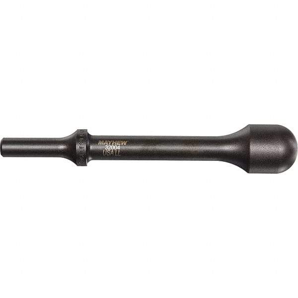 Mayhew - 1" Head Width, 6" OAL, Pneumatic Hammer - Round Drive, Round Shank, Steel - Eagle Tool & Supply