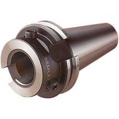Seco - G6 System Size, CAT TF50 ADB Taper, Modular Tool Holding System Adapter - 100.9mm Projection, 63mm Body Diam, 221.8mm OAL, Through Coolant - Exact Industrial Supply