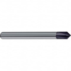 Guhring - 6mm Diam 4 Flute Single End Solid Carbide Chamfer Mill - Eagle Tool & Supply