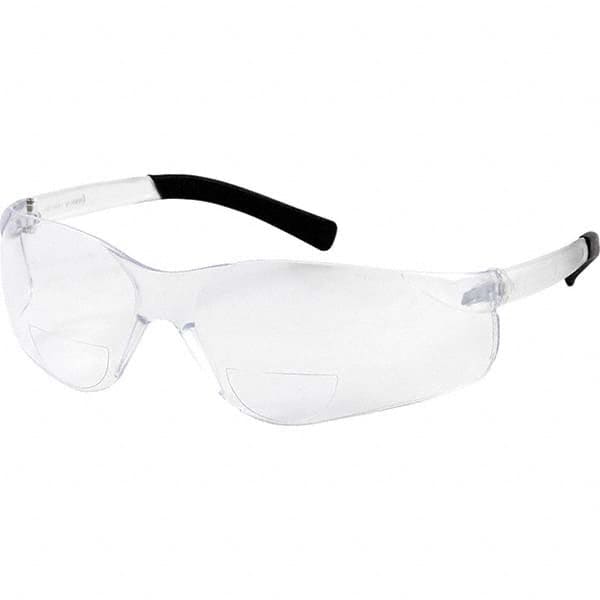 Bouton - Magnifying Safety Glasses Diopter Lens: +1.5 Lens Coating: Scratch Resistant - Eagle Tool & Supply