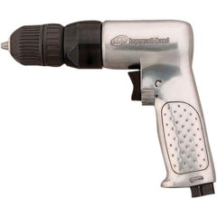 Ingersoll-Rand - 3/8" Reversible Keyless Chuck - Pistol Grip Handle, 2,000 RPM, 0.5 hp, 90 psi - Eagle Tool & Supply