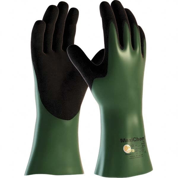 ATG - Chemical Resistant Gloves Material: Nitrile Size: Small - Eagle Tool & Supply