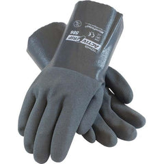 PIP - Chemical Resistant Gloves Material: Nitrile Size: Medium - Eagle Tool & Supply