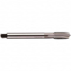 Emuge - M12x1.50 Metric Fine 6H 3 Flute Bright Finish HSS-E Spiral Point Tap - Eagle Tool & Supply