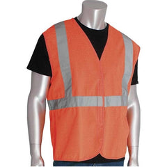 PIP - Size XL Orange Solid General Purpose High Visibility Vest - Eagle Tool & Supply