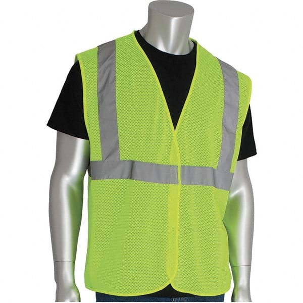 PIP - Size M Yellow Mesh General Purpose High Visibility Vest - Eagle Tool & Supply