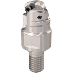 Seco - 13.4mm Cutting Diam, 6mm Max Depth of Cut, Modular Connection Indexable Copy End Mill - 2 Inserts, RP.. 1204 Insert, 217.29I-06 Toolholder, Steel, Through Coolant - Eagle Tool & Supply