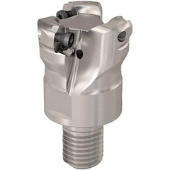 Seco - 26.1mm Cutting Diam, 6mm Max Depth of Cut, Modular Connection Indexable Copy End Mill - 3 Inserts, RP.. 1204 Insert, 217.29I-06 Toolholder, Steel, Through Coolant - Eagle Tool & Supply