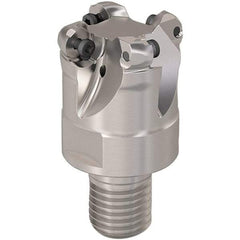 Seco - 28mm Cutting Diam, 6mm Max Depth of Cut, Modular Connection Indexable Copy End Mill - 4 Inserts, RP.. 1204 Insert, 217.29-06 Toolholder, Steel, Through Coolant - Eagle Tool & Supply