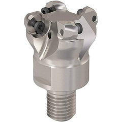 Seco - 28mm Cutting Diam, 6mm Max Depth of Cut, Modular Connection Indexable Copy End Mill - 4 Inserts, RP.. 1204 Insert, 217.29-06 Toolholder, Steel, Through Coolant - Eagle Tool & Supply