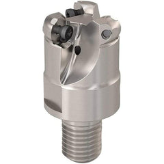 Seco - 20mm Cutting Diam, 6mm Max Depth of Cut, Modular Connection Indexable Copy End Mill - 3 Inserts, RP.. 1204 Insert, 217.29-06 Toolholder, Steel, Through Coolant - Eagle Tool & Supply