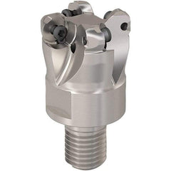 Seco - 23mm Cutting Diam, 6mm Max Depth of Cut, Modular Connection Indexable Copy End Mill - 4 Inserts, RP.. 1204 Insert, 217.29-06 Toolholder, Steel, Through Coolant - Eagle Tool & Supply