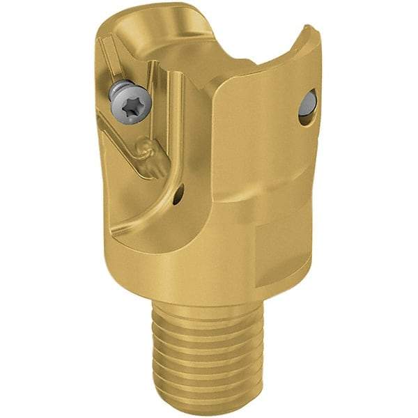 Seco - 40mm Cutting Diam, 10mm Max Depth of Cut, Modular Connection Indexable Copy End Mill - 2 Inserts, VPGX22 Insert, 217.97-22 Toolholder, Steel, Through Coolant - Eagle Tool & Supply