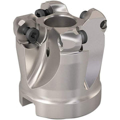 Seco - 28mm Cut Diam, 6mm Max Depth, 16mm Arbor Hole, 4 Inserts, RP..1204 Insert Style, Indexable Copy Face Mill - R220.29 Cutter Style, 14,000 Max RPM, 40mm High, Through Coolant, Series R220.29 - Eagle Tool & Supply