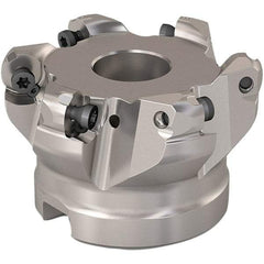 Seco - 51mm Cut Diam, 6mm Max Depth, 22mm Arbor Hole, 6 Inserts, RP..1204 Insert Style, Indexable Copy Face Mill - R220.29 Cutter Style, 11,200 Max RPM, 40mm High, Through Coolant, Series R220.29 - Eagle Tool & Supply