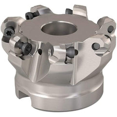 Seco - 51mm Cut Diam, 6mm Max Depth, 22mm Arbor Hole, 7 Inserts, RP..1204 Insert Style, Indexable Copy Face Mill - R220.29 Cutter Style, 11,200 Max RPM, 40mm High, Through Coolant, Series R220.29 - Eagle Tool & Supply