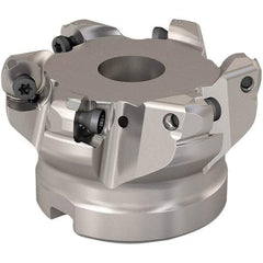 Seco - 51.5mm Cut Diam, 6mm Max Depth, 3/4" Arbor Hole, 6 Inserts, RP..1204 Insert Style, Indexable Copy Face Mill - R220.29 Cutter Style, 11,200 Max RPM, 1-1/2 High, Through Coolant, Series R220.29 - Eagle Tool & Supply