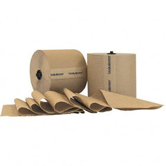 PRO-SOURCE - Hard Roll of 1 Ply Natural Paper Towels - 7-7/8" Wide, 800' Roll Length - Eagle Tool & Supply