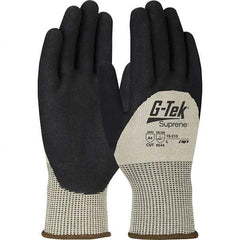 PIP - Size M, ANSI Cut Lvl A4, Puncture Lvl 4, Abrasion Lvl 4, Nitrile Coated Suprene Cut Resistant Gloves - Eagle Tool & Supply