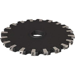 Seco - Arbor Hole Connection, 0.669" Cutting Width, 121mm Depth of Cut, 315mm Cutter Diam, 50mm Hole Diam, 10 Tooth Indexable Slotting Cutter - R335.25 Toolholder, XNHQ 1407 Insert, Neutral Cutting Direction - Eagle Tool & Supply