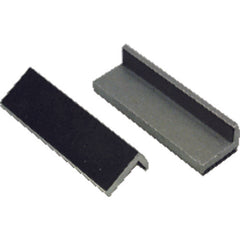 Rubber Faced Vise Jaw Pads - Rubber Jaw pads protect delicate parts from damage - 4″ Pad length - Eagle Tool & Supply