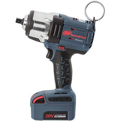 Ingersoll-Rand - 1/2" Drive 20 Volt Pistol Grip Cordless Impact Wrench & Ratchet - 0 to 1,900 RPM, 0 to 2,450 BPM, 1,500 Ft/Lb Torque, Lithium-Ion Batteries - Eagle Tool & Supply