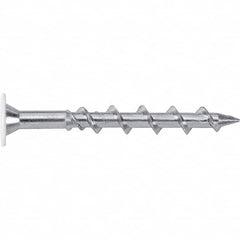 DeWALT Anchors & Fasteners - 1/4" Diam, 2 Overall Length, Phillips Drive Concrete Screw & Masonry Fastener - Eagle Tool & Supply
