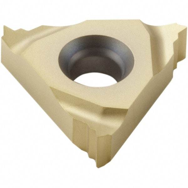 Seco - 16NL Internal Left Hand UN Laydown Threading Insert - Grade CP200, TiAlN Coated Carbide, 3/8" Inscribed Circle - Eagle Tool & Supply