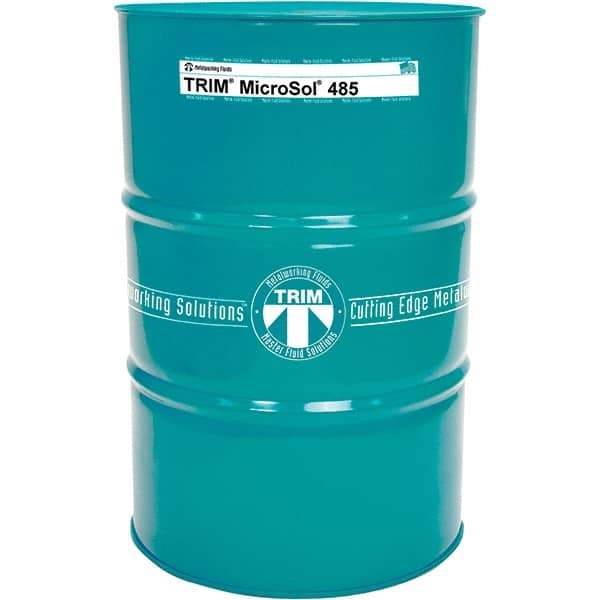 Master Fluid Solutions - TRIM MicroSol 455, 54 Gal Drum Cutting Fluid - Semisynthetic - Eagle Tool & Supply