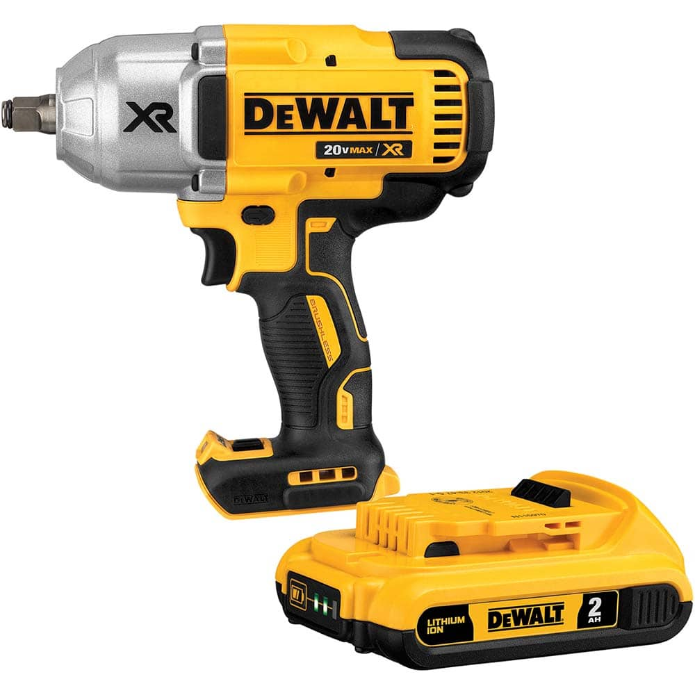 DeWALT - Cordless Impact Wrenches & Ratchets Voltage: 20.00 Drive Size (Inch): 1/2 - Eagle Tool & Supply