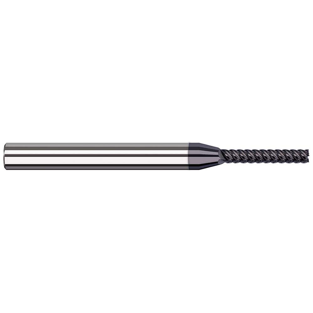 Harvey Tool - Square End Mills; Mill Diameter (Inch): 1/16 ; Mill Diameter (Decimal Inch): 0.0620 ; Length of Cut (Inch): 3/8 ; Length of Cut (Decimal Inch): 0.3750 ; Material: Solid Carbide ; Finish/Coating: AlTiN Nano