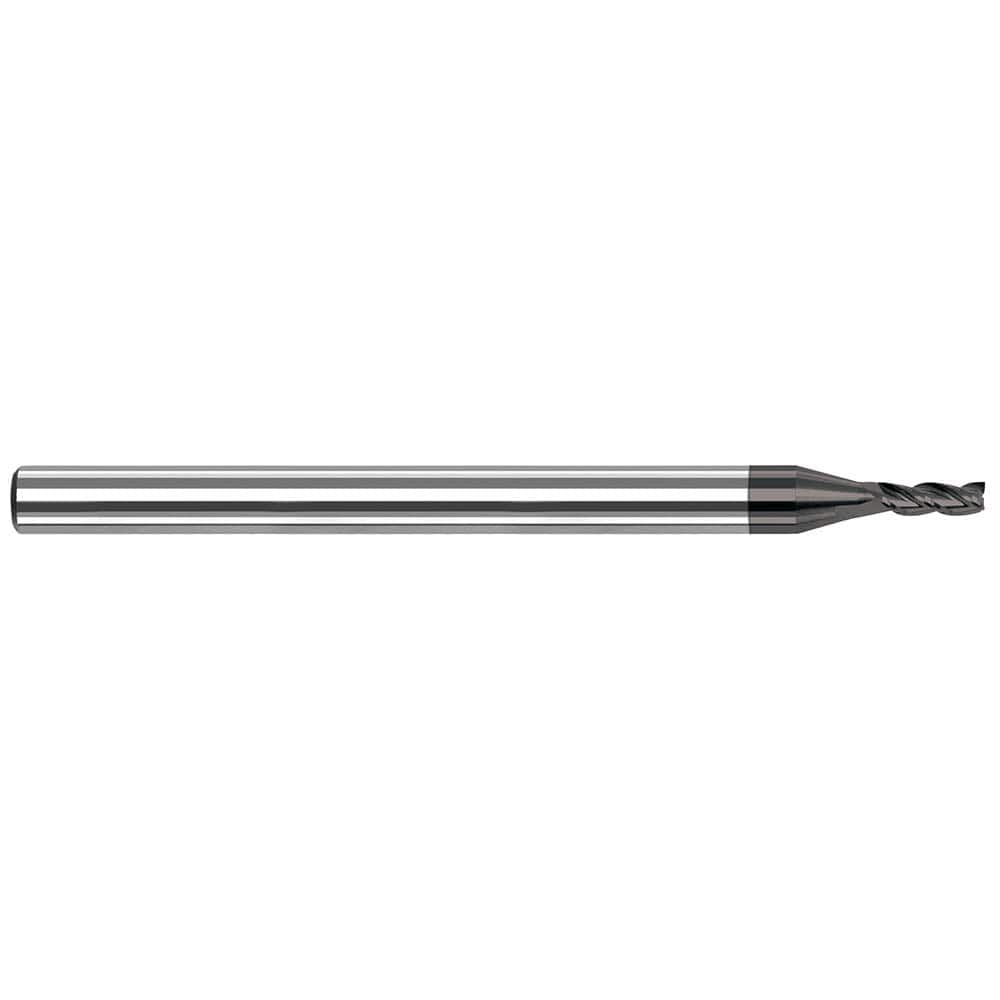 Harvey Tool - Square End Mills; Mill Diameter (Decimal Inch): 0.1000 ; Length of Cut (Decimal Inch): 0.3000 ; Material: Solid Carbide ; Finish/Coating: Amorphous Diamond ; Shank Diameter (Inch): 1/8 ; Single or Double End: Single - Exact Industrial Supply