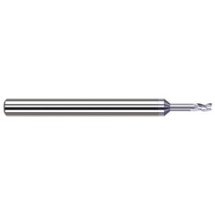 Harvey Tool - 1/2", 3/4" LOC, 1/2" Shank Diam, 4" OAL, 3 Flute, Solid Carbide Square End Mill - Exact Industrial Supply