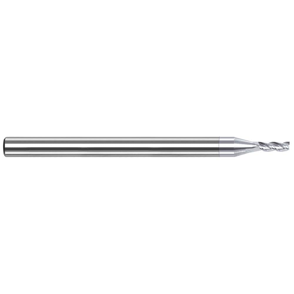 Harvey Tool - 1/2", 3/4" LOC, 1/2" Shank Diam, 3" OAL, 3 Flute Solid Carbide Square End Mill - Exact Industrial Supply