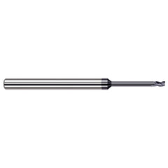 Harvey Tool - Square End Mills; Mill Diameter (mm): 0.80 ; Mill Diameter (Inch): 1/32 ; Mill Diameter (Decimal Inch): 0.0310 ; Length of Cut (Decimal Inch): 0.0460 ; Material: Solid Carbide ; Finish/Coating: AlTiN - Exact Industrial Supply