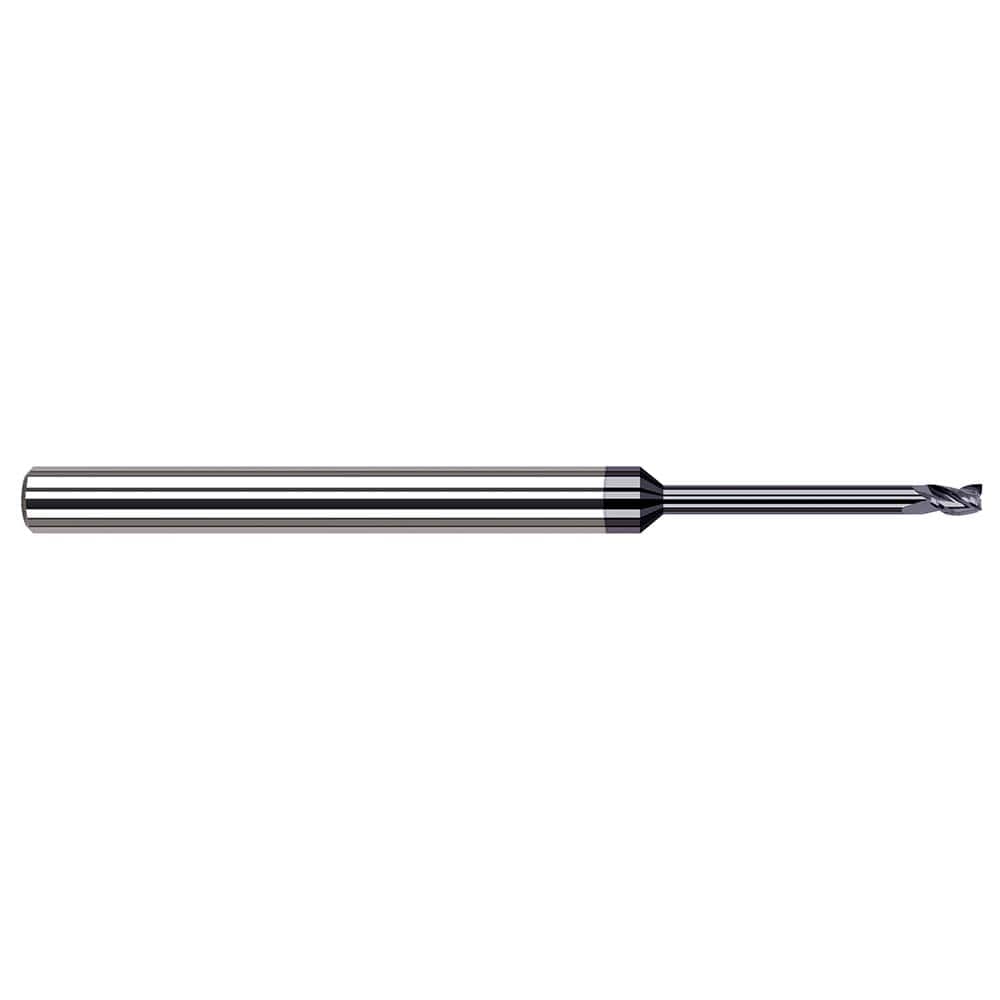 Harvey Tool - Square End Mills; Mill Diameter (Inch): 1/4 ; Mill Diameter (Decimal Inch): 0.2500 ; Length of Cut (Inch): 3/8 ; Length of Cut (Decimal Inch): 0.3750 ; Material: Solid Carbide ; Finish/Coating: AlTiN - Exact Industrial Supply