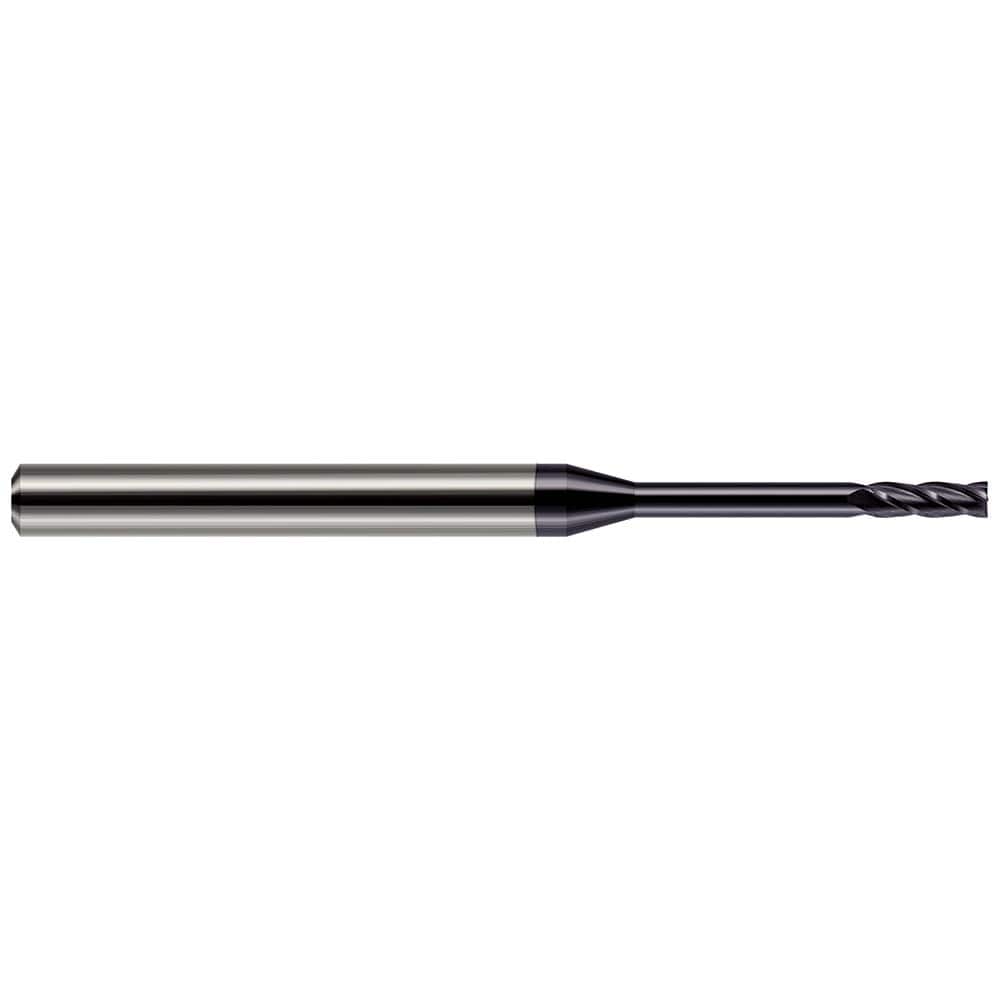 Harvey Tool - Square End Mills; Mill Diameter (Inch): 1/16 ; Mill Diameter (Decimal Inch): 0.0620 ; Length of Cut (Decimal Inch): 0.1860 ; Material: Solid Carbide ; Finish/Coating: AlTiN ; Shank Diameter (Inch): 1/8 - Exact Industrial Supply
