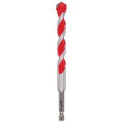 Rotary Drill/Hammer Drill Bits; Drill Bit Size (Inch): 1/2; Shank Type: Straight; Drill Bit Material: High Speed Steel; Carbide Tipped; Overall Length (Inch): 6; Drill Bit Cutting Shape: Round; Primary Workpiece Material: Brick; Block; Concrete; Number Of