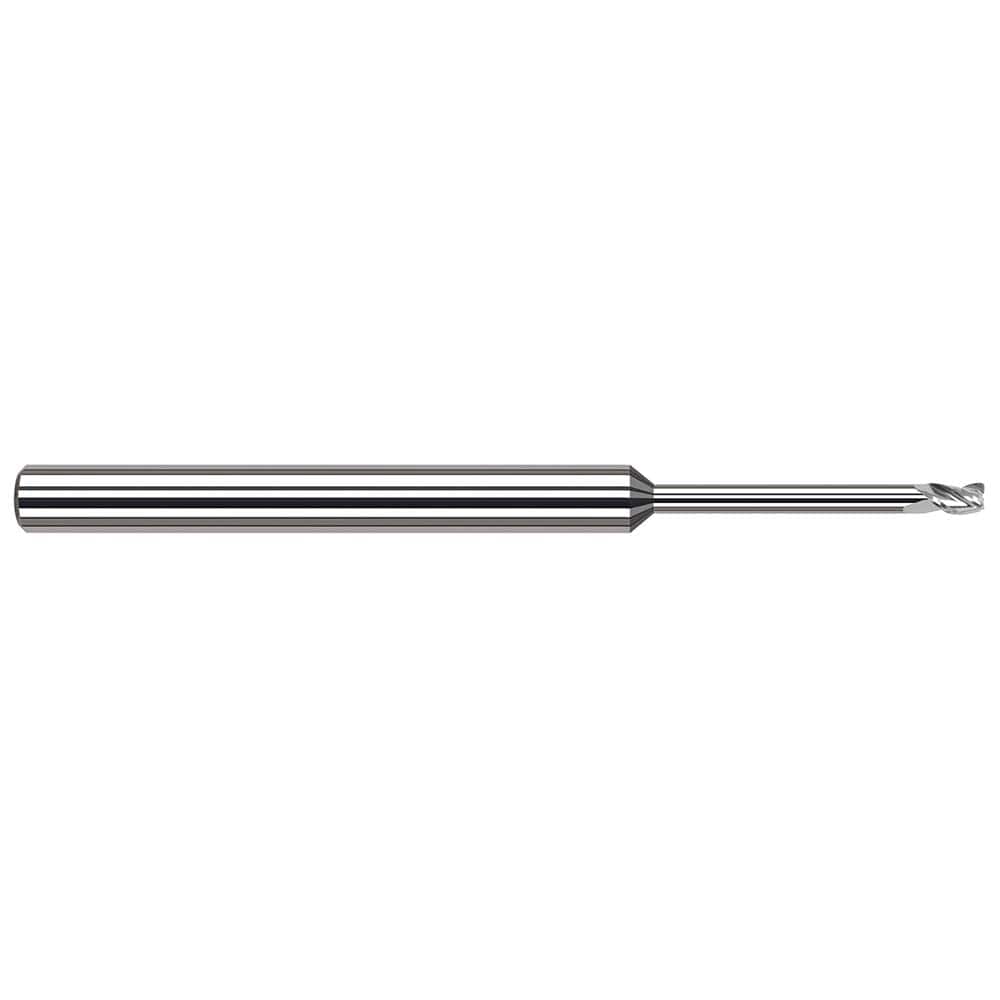 Harvey Tool - Corner Radius & Corner Chamfer End Mills; Mill Diameter (Inch): 3/32 ; Mill Diameter (Decimal Inch): 0.0930 ; End Type: Corner Radius ; Corner Radius (Decimal Inch): 0.0050 ; Number of Flutes: 3 ; Material: Solid Carbide - Exact Industrial Supply